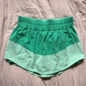 Lululemon colorblock tennis skort